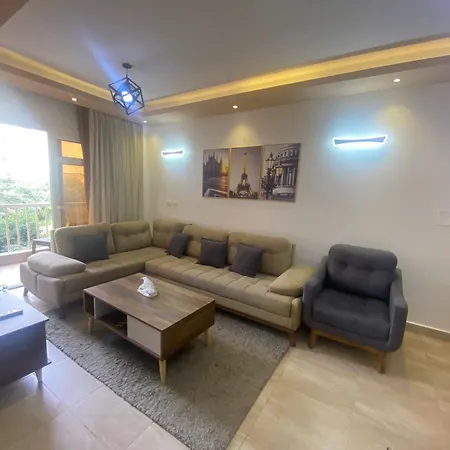 Luxurious, Fully Furnished And Well Equipped Apartment With Modern Amenities, Stunning Views, And Convenient Location For Remote Work Or Studying From Home Madinaty Exterior photo
